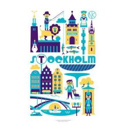 Stockholm - Limited Edition plakat - Ingela P. Arrhenius