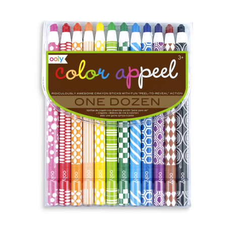12 Color Appeel farver - Peel off - Ooly 