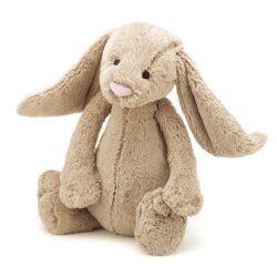 Beige kanin - Stor Bashful bamse - Jellycat