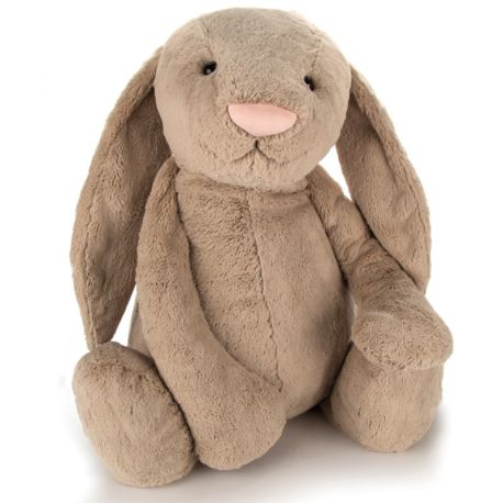 Gigantisk beige kanin - Bashful bamse - Jellycat