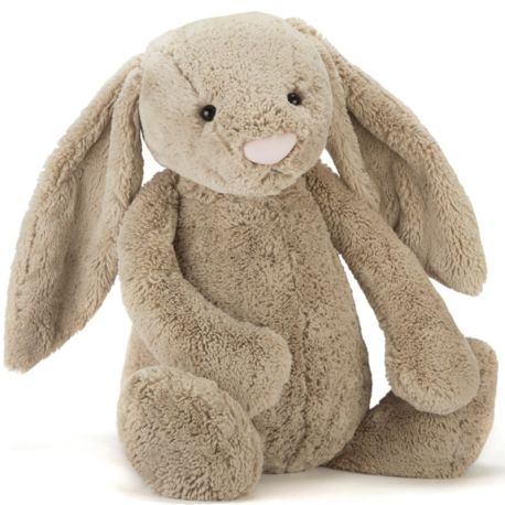 Beige kanin - Virkelig stor bashful bamse - Jellycat