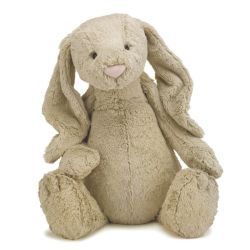 Beige kanin - Kæmpe Bashful bamse - Jellycat