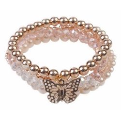 Blush crush sommerfugl armbånd - Great Pretenders