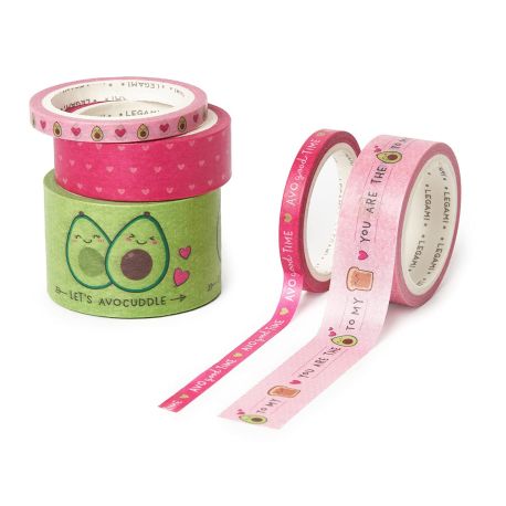 Avocado - 5 ruller Washi papirtape