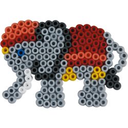 Elefant - Små midi perler & plade - Hama