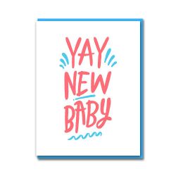 Yay New Baby - Barselskort & kuvert
