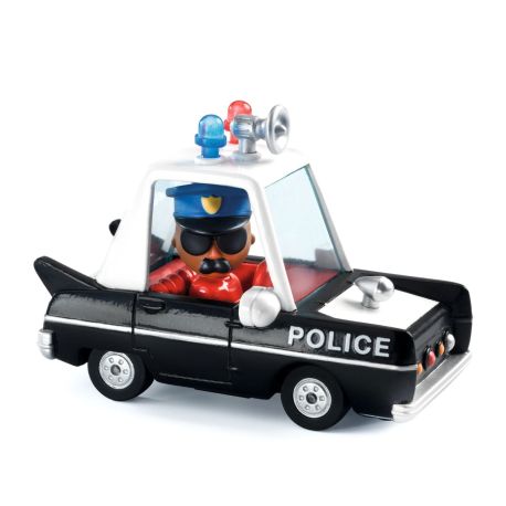 Hurry Police - Crazy Motors Bil (3-9 år) - Djeco