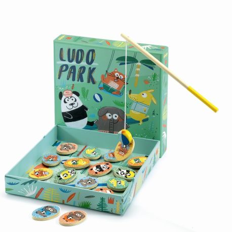 Ludo Park - 4 klassiske spil (2-4 år) - Djeco