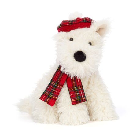 Munro Skotsk Terrier - Winter Warmer bamse 21 cm - Jellycat