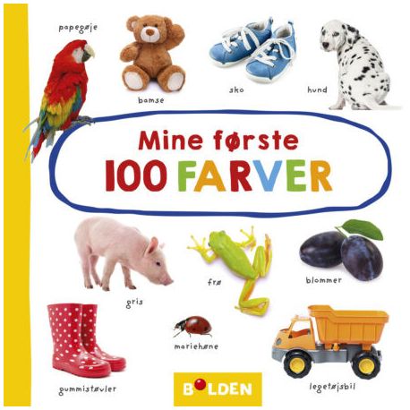 Mine første 100 farver - Forlaget Bolden