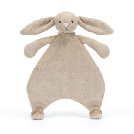 Beige kanin - Bashful flad putteklud 27 cm