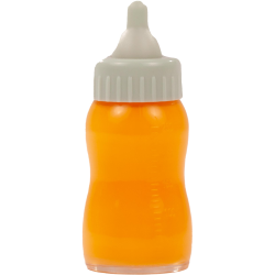 Lysegrøn sutteflaske med juice - Dukketilbehør