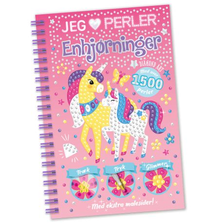 Enhjørning - Jeg elsker perler - Dekorér med diamanter (6-13 år)