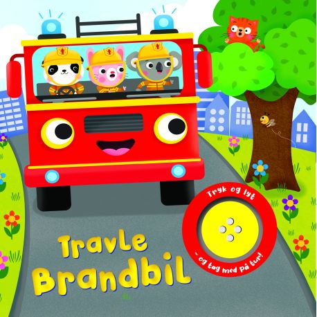 Travle Brandbil - Papbog med lyd