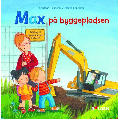 Max på byggepladsen - Bog