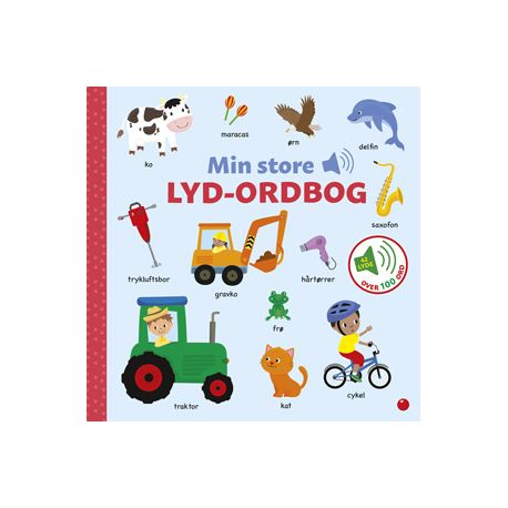 Min store lyd-ordbog - Bog med 100 ord & 42 lyde