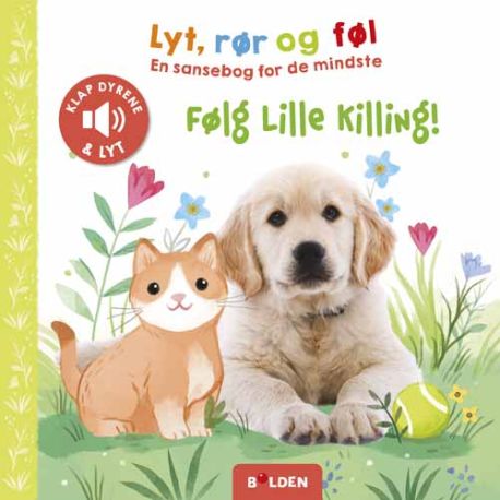 Følg Lille Killing - Lyt, rør & føl papbog