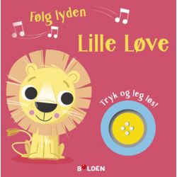 Følg lyden Lille Løve - Papbog med lyd