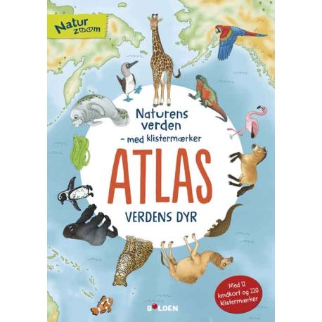 Verdens dyr - Aktivitetshæfte med atlas & klistermærker (6-10 år)