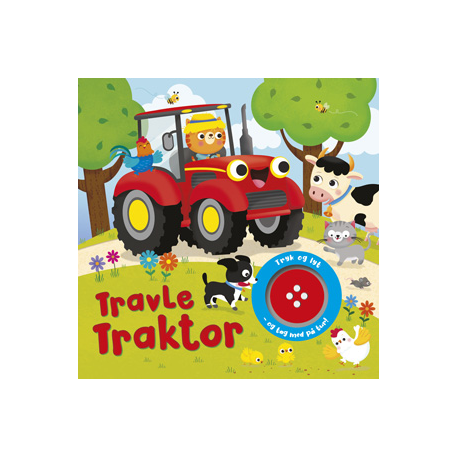 Travle Traktor - Papbog med lyd