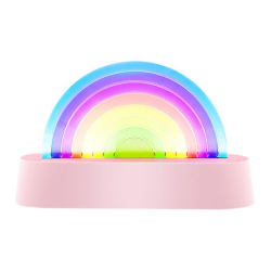 Rose Dancing Rainbow - Lampe der reagerer på musik & lyd