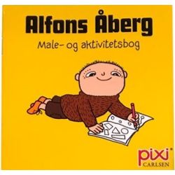 Alfons Åberg - Gul male & aktivitetsbog - Pixi bog