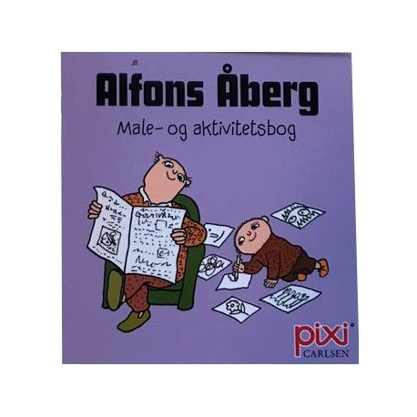 Alfons Åberg - Lilla male & aktivitetsbog - Pixi bog