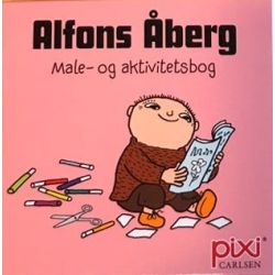 Alfons Åberg - Lyserød male & aktivitetsbog - Pixi bog