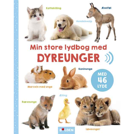 Min store lydbog med dyreunger - 46 lyde