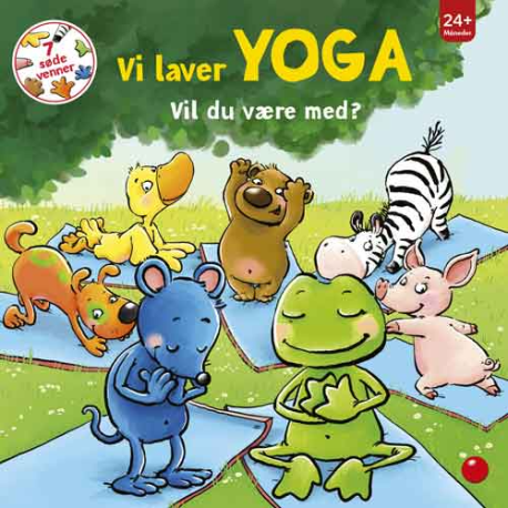 7 søde venner: Vi laver yoga - Papbog med spejl