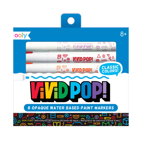 Vivid Pop - 8 vandbaserede paint markers