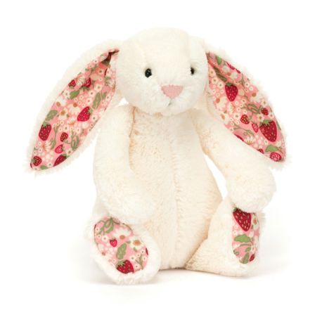 Mini Strawberry kanin - Lille Bashful bamse 18 cm