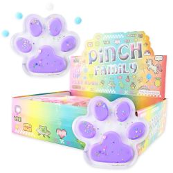 Squeeze Kattepote 14 cm - Klar med glitter & kugler